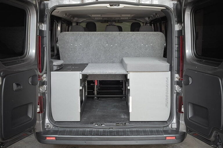 Kit cama tercera fila, kit camper autoinstalable de Furgomania
