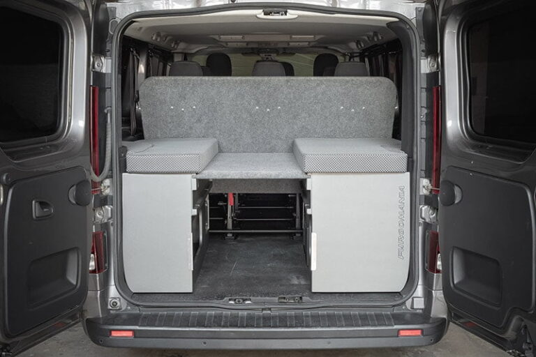 Kit cama tercera fila, kit camper autoinstalable de Furgomania