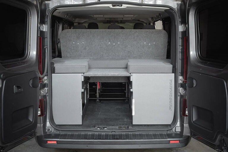 Kit cama tercera fila, kit camper autoinstalable de Furgomania