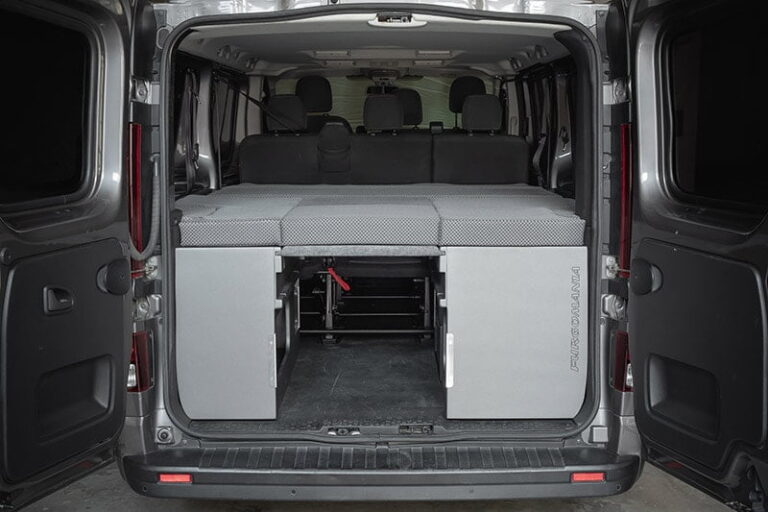 Kit cama tercera fila, kit camper autoinstalable de Furgomania