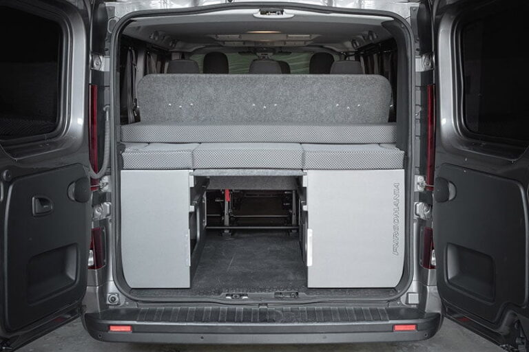 Kit cama tercera fila, kit camper autoinstalable de Furgomania