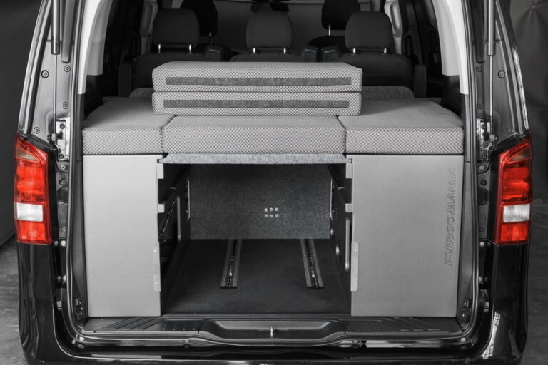 Kit cama modulo ancho, kit camper autoinstalable de Furgomania