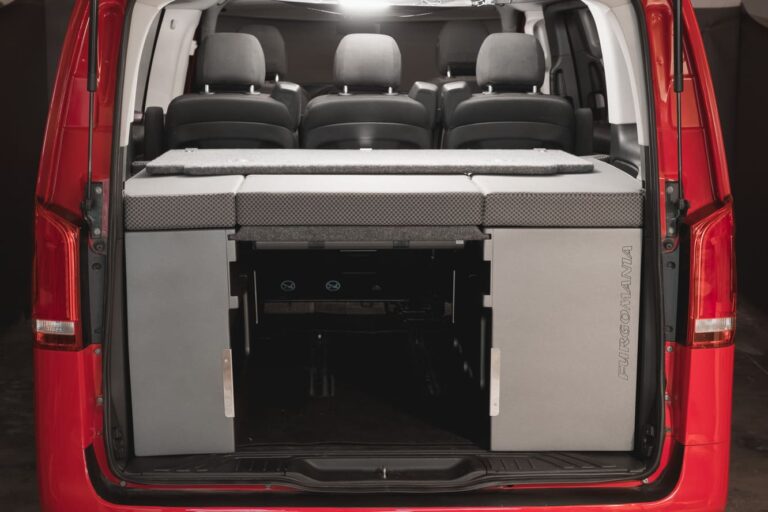 Kit cama ancho mercedes benz vito compacta, kit camper autoinstalable de Furgomania