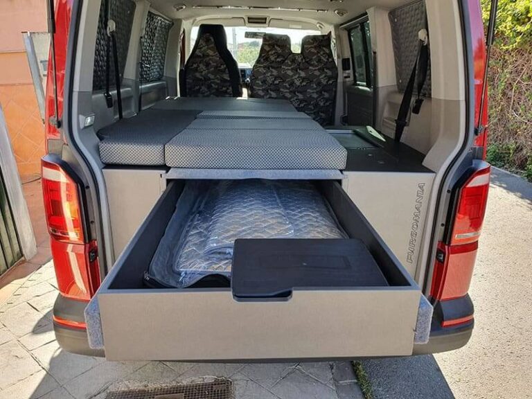 Cajon para kit cama, kit camper autoinstalable de Furgomania