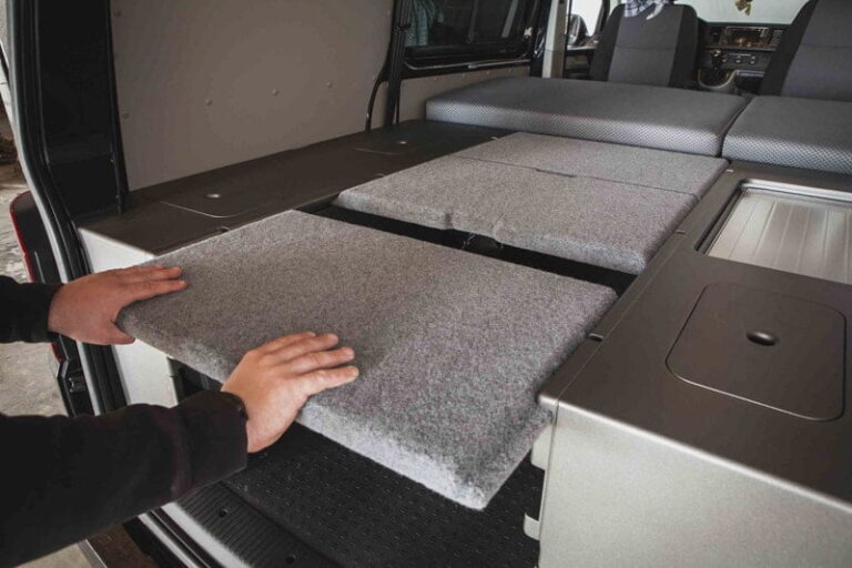 Kit cama modulo ancho, kit camper autoinstalable de Furgomania