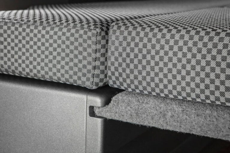 Kit cama modulo ancho montado en una Fiat Talento
