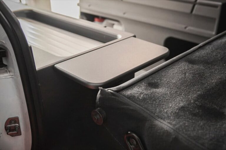 Kit cama ancho montado en una Fiat Talento