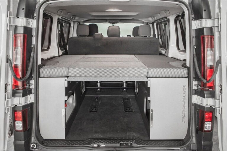 Kit cama ancho montado en una Fiat Talento