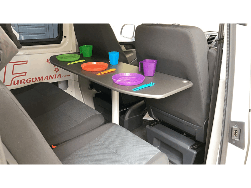 Mesa universal interior exterior, kit camper autoinstalable de Furgomania