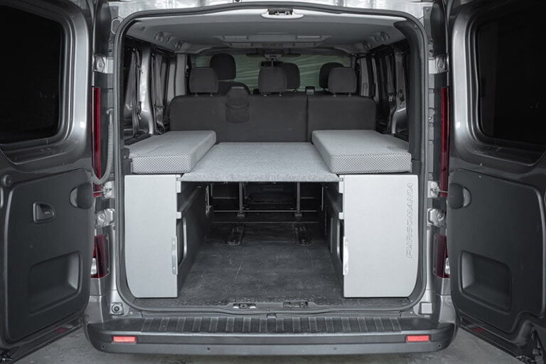 Kit cama trasero, kit camper autoinstalable de Furgomania