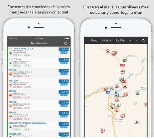 Para encontrar donde repostar gasolina cuando vas en furgonetas camper, nada mejor que esta aplicacion para el movil