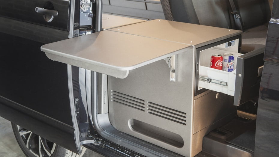 Mueble Nevera para furgonetas camper, kit que encontrarás en Furgomania