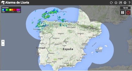 Si vas a planear una ruta o visitar un lugar interesante con tu furgoneta camper, no olvides instalar la aplicacion Rain para saber si llovera o no