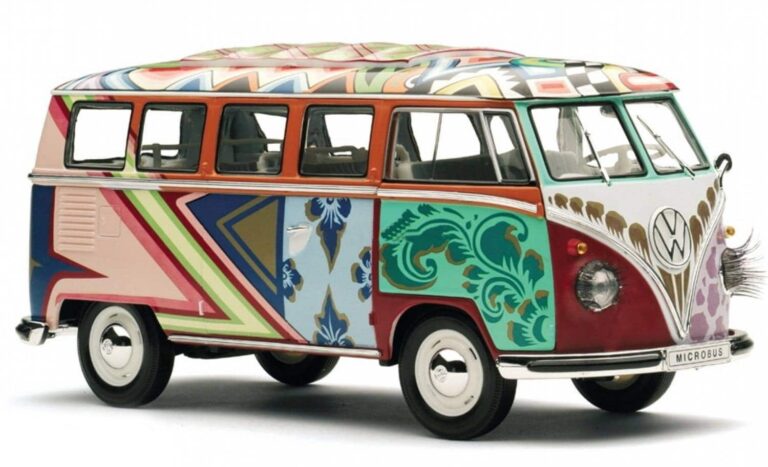 Toms drag volkswagen furgoneta bully t1 1962 escala