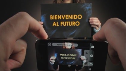 Word Lens es la unica aplicacion que traduce contenido a traves de una foto. Ideal para viajar con furgonetas camper fuera de nuestras fronteras