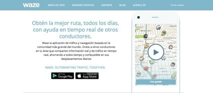 Waze app viajeros